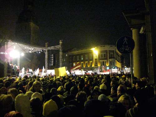 Protests par Saeimas atlaišanu