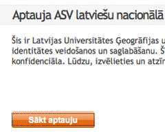 Survey about Latvian identity